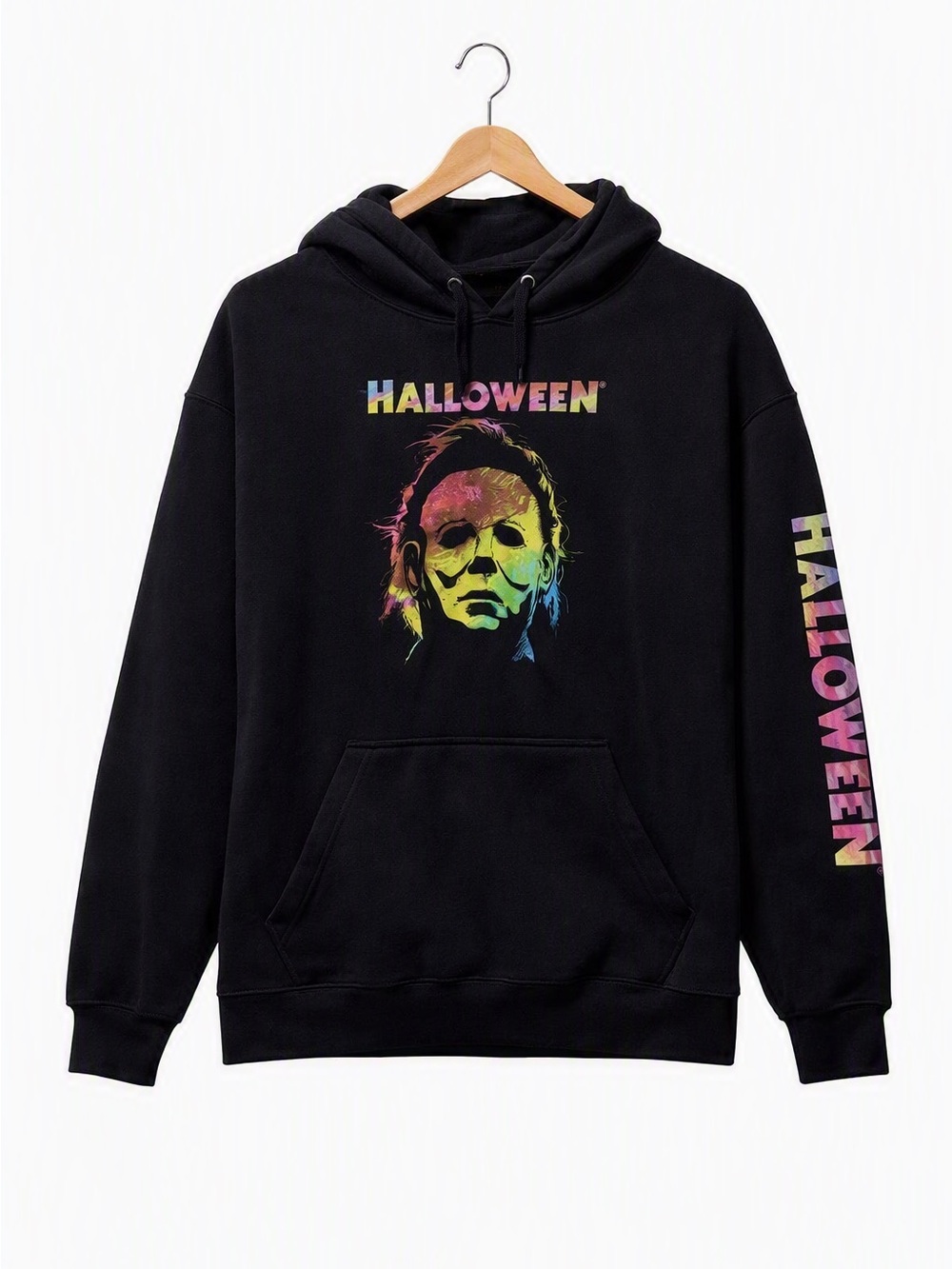 Black Halloween Michael Myers Graphic Hoodie